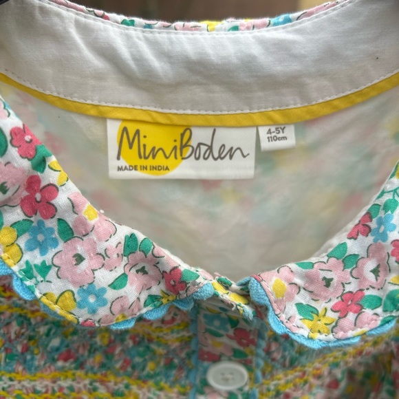 Mini Boden Multicolor Floral Dress - Picture 2 of 9